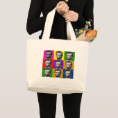 Abraham Lincoln-Kunst-Geschenke---Einzigartige 9 Jumbo Stoffbeutel (Vorderseite (Produkt))