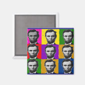 Abraham Lincoln Kunstgeschenke - Einzigartige 9 Fo Magnet (Vorderseite/Rückseite)