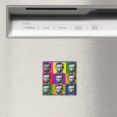 Abraham Lincoln Kunstgeschenke - Einzigartige 9 Fo Magnet (In Situ (Geschirrspüler))