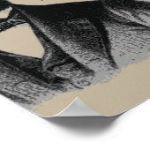 Abraham Lincoln Labour Zitat Poster (Ecke)