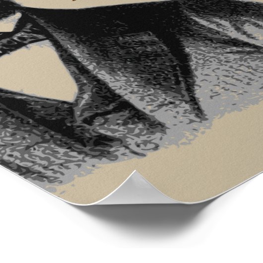 Abraham Lincoln Labour Zitat Poster (Ecke)