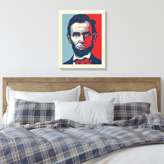 Abraham Lincoln Leinwand (Insitu (Schlafzimmer))