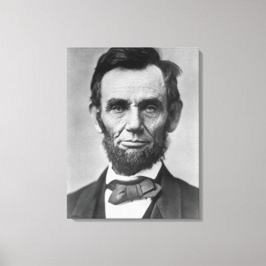 Abraham Lincoln Leinwanddruck (Vorderseite)