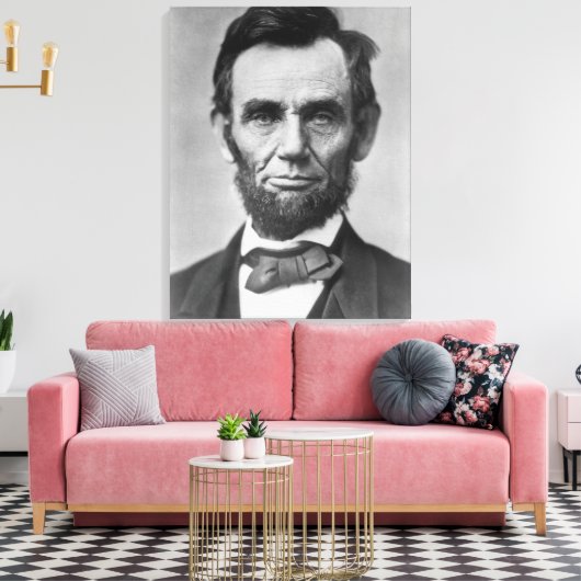 Abraham Lincoln Leinwanddruck (Insitu (Wohnzimmer))