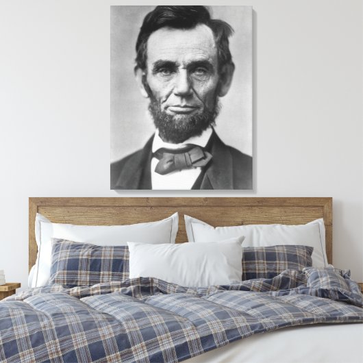 Abraham Lincoln Leinwanddruck (Insitu (Schlafzimmer))