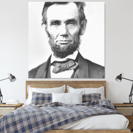 Abraham Lincoln Leinwanddruck (Insitu (Schlafzimmer))