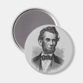 Abraham Lincoln Magnet (Vorderseite/Rückseite)