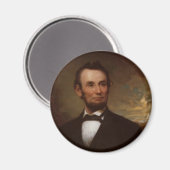 Abraham Lincoln Magnet (Vorderseite/Rückseite)