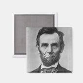Abraham Lincoln Magnet (Vorderseite/Rückseite)