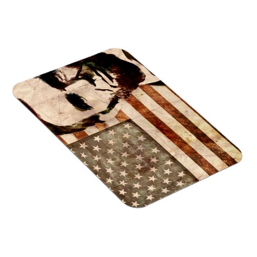 Abraham Lincoln Magnet (Rechte Seite)