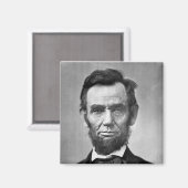 Abraham Lincoln Magnet (Vorderseite/Rückseite)