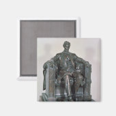 Abraham Lincoln Magnet (Vorderseite/Rückseite)