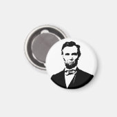 Abraham Lincoln Magnet (Vorderseite/Rückseite)