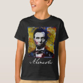 Abraham Lincoln - Malerei T-Shirt (Vorderseite)