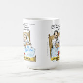 Abraham Lincoln & Mary Todd Frühstück im Bett Kaffeetasse (Mittel)