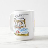 Abraham Lincoln & Mary Todd Frühstück im Bett Kaffeetasse (Vorderseite Links)