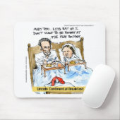 Abraham Lincoln & Mary Todd Frühstück im Bett Mousepad (Mit Mouse)