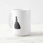 Abraham lincoln mary todd lincoln Silhouette Kaffeetasse (Vorderseite Links)