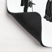 Abraham lincoln mary todd lincoln Silhouette Mousepad (Ecke)