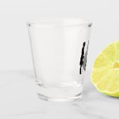 Abraham lincoln mary todd lincoln Silhouette Schnapsglas (Links)