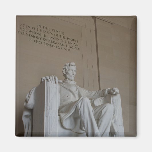Abraham Lincoln Memorial Washington DC Magnet (Vorne)