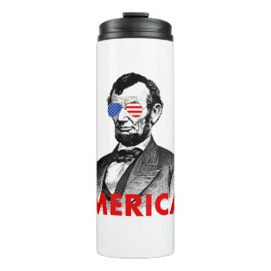 abraham lincoln merica thermosbecher
