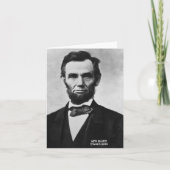Abraham Lincoln - Mit Malice in Richtung Keine Karte (Vorderseite)