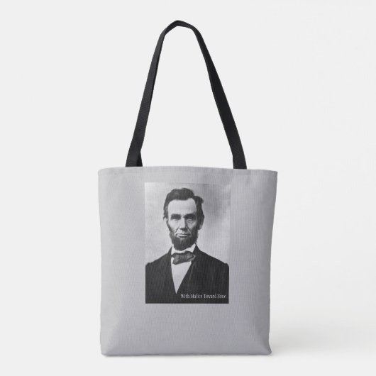 Abraham Lincoln - mit Malice in Richtung Niemand Tasche (Rückseite)