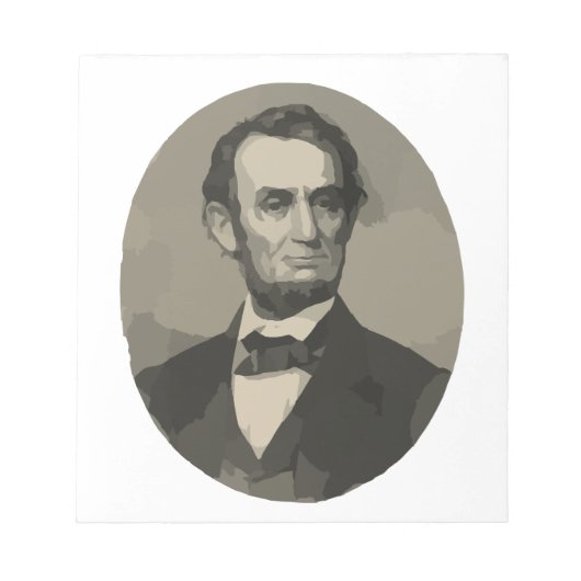 abraham lincoln notizblock (Vorderseite)