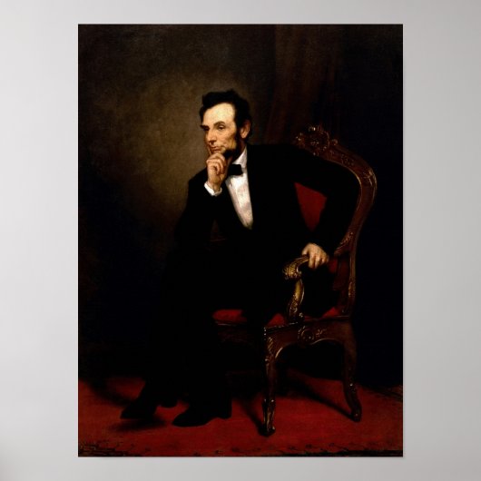 Abraham Lincoln Offiziell Portrait Poster (Vorne)