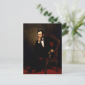 Abraham Lincoln Offiziell White House Portrait Postkarte (Stehend Vorderseite)