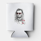 Abraham Lincoln Party Animal Dosenkühler (Vorderseite)