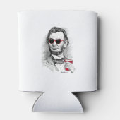 Abraham Lincoln Party Animal Dosenkühler (Rückseite)