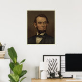 Abraham Lincoln Picture Gerahmt Poster (Heimbüro)