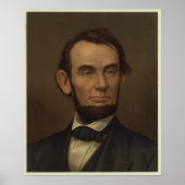 Abraham Lincoln Picture Gerahmt Poster (Vorne)