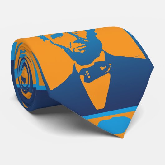 Abraham Lincoln Pop Art Krawatte (Gerollt)