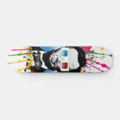 Abraham Lincoln Pop Art Multicolor-Spritztechnik-S Skateboard (Horizontal)