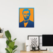 Abraham Lincoln Pop Art Poster (Heimbüro)