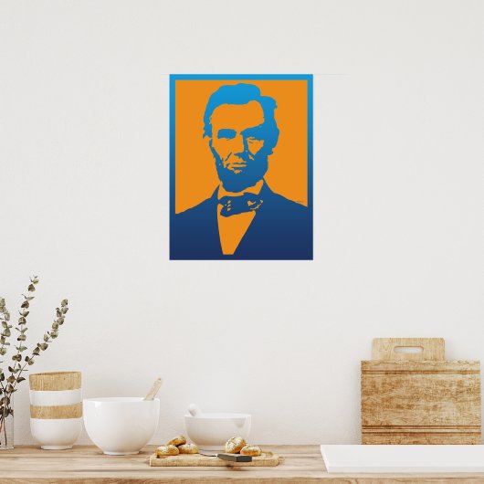 Abraham Lincoln Pop Art Poster (Küche)