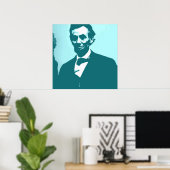 Abraham Lincoln Pop Art Poster (Heimbüro)