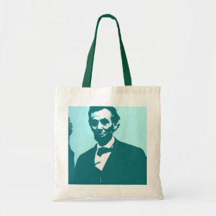 Abraham Lincoln Pop Art Tragetasche