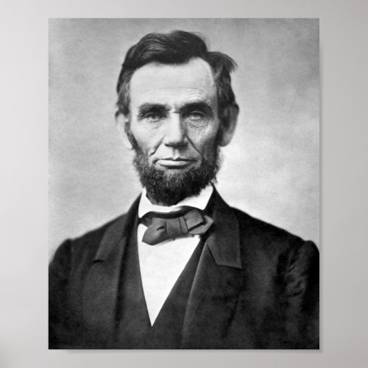 Abraham Lincoln Portrait - 1863 Poster (Vorne)
