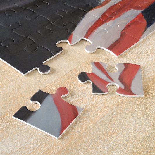 Abraham Lincoln Portrait Art Puzzle (Seite)