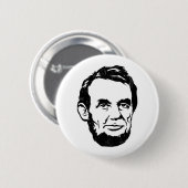 Abraham Lincoln Portrait Button (Vorne & Hinten)