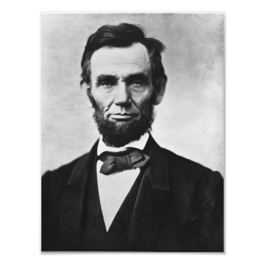 Abraham Lincoln Portrait Fotodruck (Vorne)