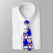 Abraham Lincoln Portrait - Grafik Krawatte (Gebunden)