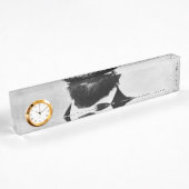 Abraham Lincoln Portrait Namensplakette