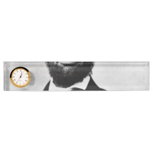 Abraham Lincoln Portrait Namensplakette