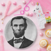 Abraham Lincoln Portrait Pappteller (Party)