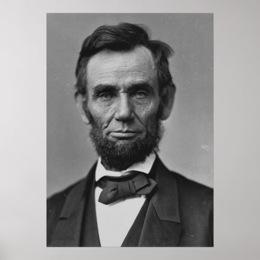 Abraham Lincoln Portrait Poster (Vorne)